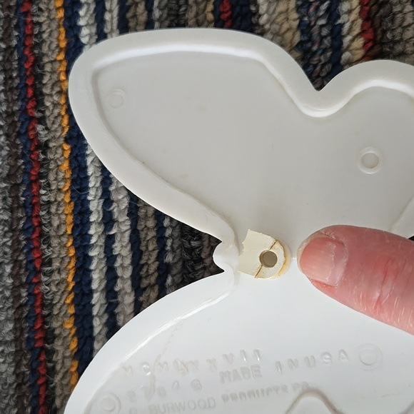 Vintage Wall Decor White Hobnail SET 5 Matching Burwood Baskets Mirror Butterfly - Picture 17 of 17